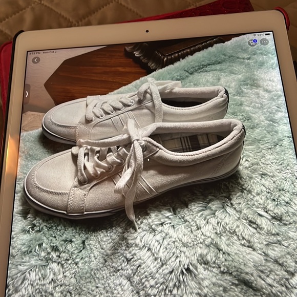 Men’s white tennis shoes, Merona (Target) brand, sz 9.5 - Picture 3 of 7